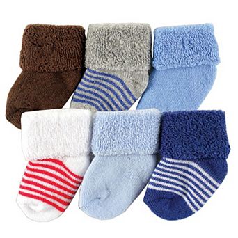Baby Boy Newborn and Baby Socks Set, Blue Newborn, 0-3 Months