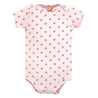 Hudson Baby Infant Girl Cotton Bodysuits, Fall Squirrel