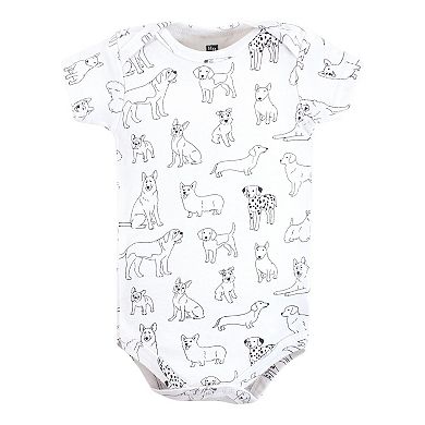 Hudson Baby Infant Boy Cotton Bodysuits, Boy Dogs, Newborn