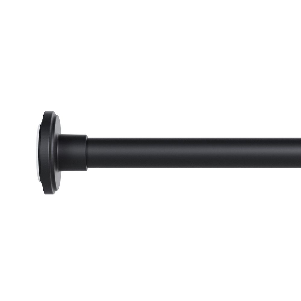Sonoma Goods For Life® Adjustable Tension-Mount No-Rust Decorative Shower Rod - Matte Black