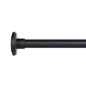 Spring-Loaded Tension Curtain Rod - Adjustable, No Drilling, Heavy-Duty Steel