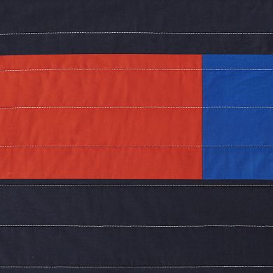 Intelligent Design Emmett Stripe Printed Quilt Set