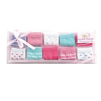 Baby Girl Socks Giftset, Pink 10-Pack, 0-9 Months