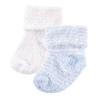 Baby Boy Chenille Socks, Blue