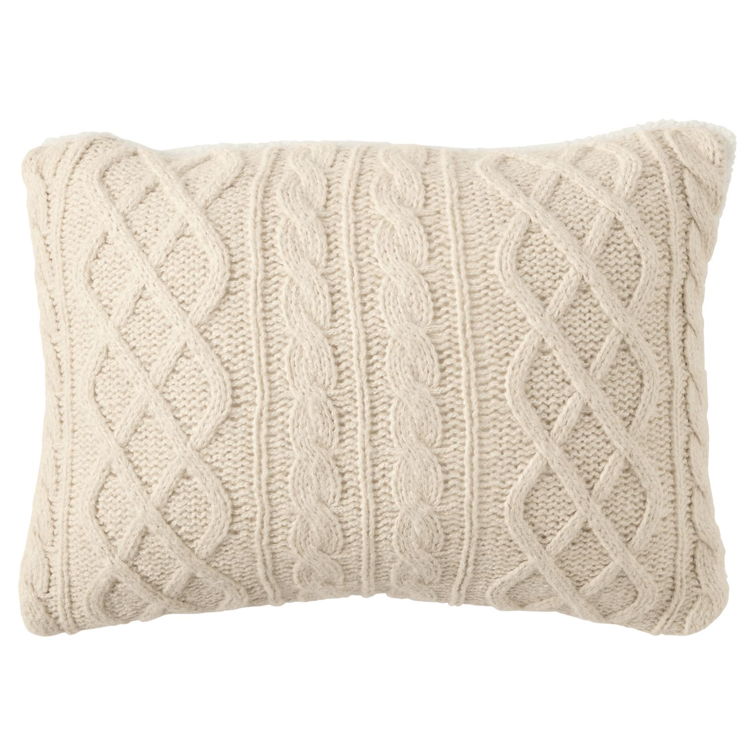 Large cable hotsell knit pillows