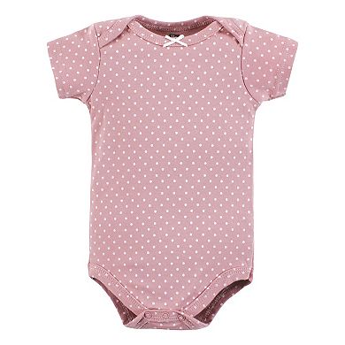 Hudson Baby Infant Girl Cotton Bodysuits, Girls World