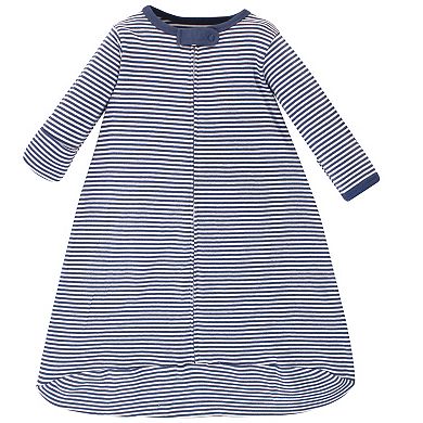 Baby Organic Cotton Long-Sleeve Wearable Sleeping Bag, Sack, Blanket, Elephant, 3-9 Months