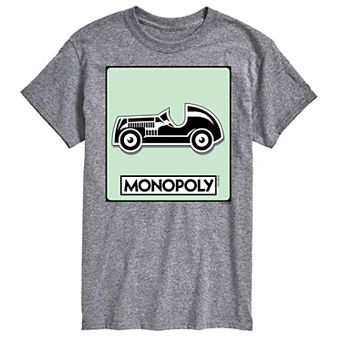 Big & Tall Monopoly Car Game Token Graphic Tee