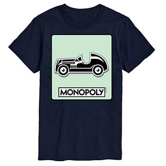 Big & Tall Monopoly Car Game Token Graphic Tee