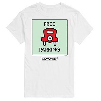 Big & Tall Monopoly Free Parking Graphic Tee