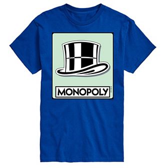 Big & Tall Monopoly Hat Token Graphic Tee