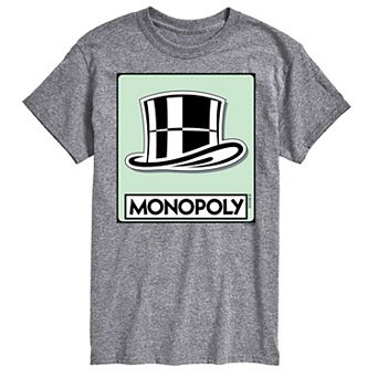 Big & Tall Monopoly Hat Token Graphic Tee