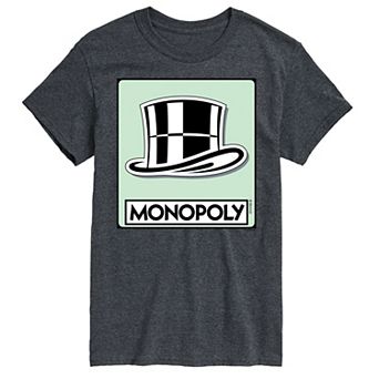 Big & Tall Monopoly Hat Token Graphic Tee