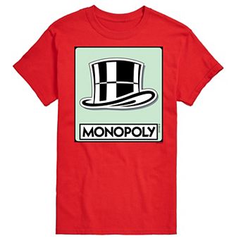 Big & Tall Monopoly Hat Token Graphic Tee