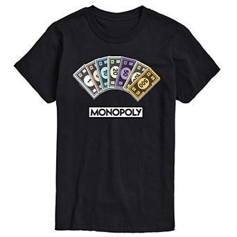 Big & Tall Monopoly Money Stack Graphic Tee