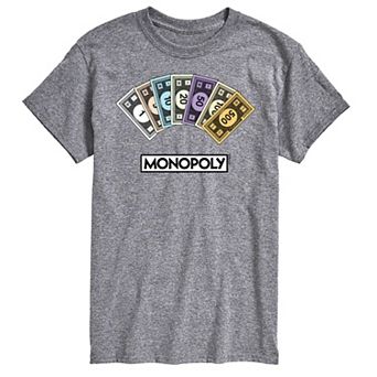 Big & Tall Monopoly Money Stack Graphic Tee