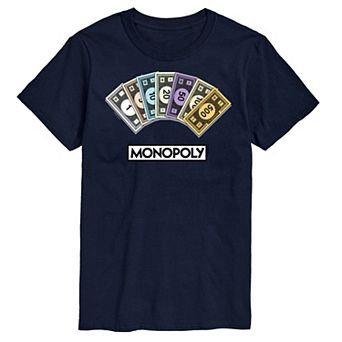 Big & Tall Monopoly Money Stack Graphic Tee