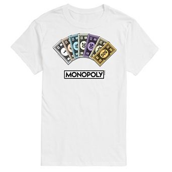 Big & Tall Monopoly Money Stack Graphic Tee
