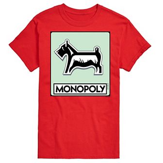 Big & Tall Monopoly Dog Token Graphic Tee