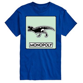 Big & Tall Monopoly T-Rex Game Token Graphic Tee