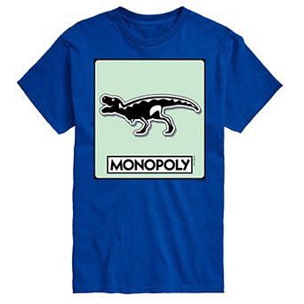 Big & Tall Monopoly T-Rex Game Token Graphic Tee