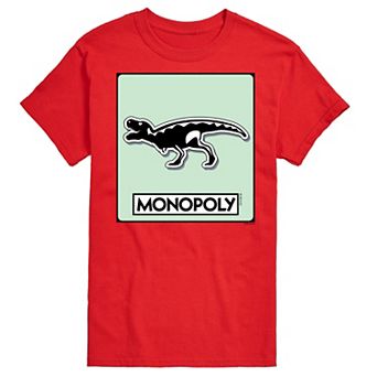 Big & Tall Monopoly T-Rex Game Token Graphic Tee