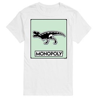 Big & Tall Monopoly T-Rex Game Token Graphic Tee