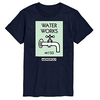 Big & Tall Monopoly Waterworks Graphic Tee