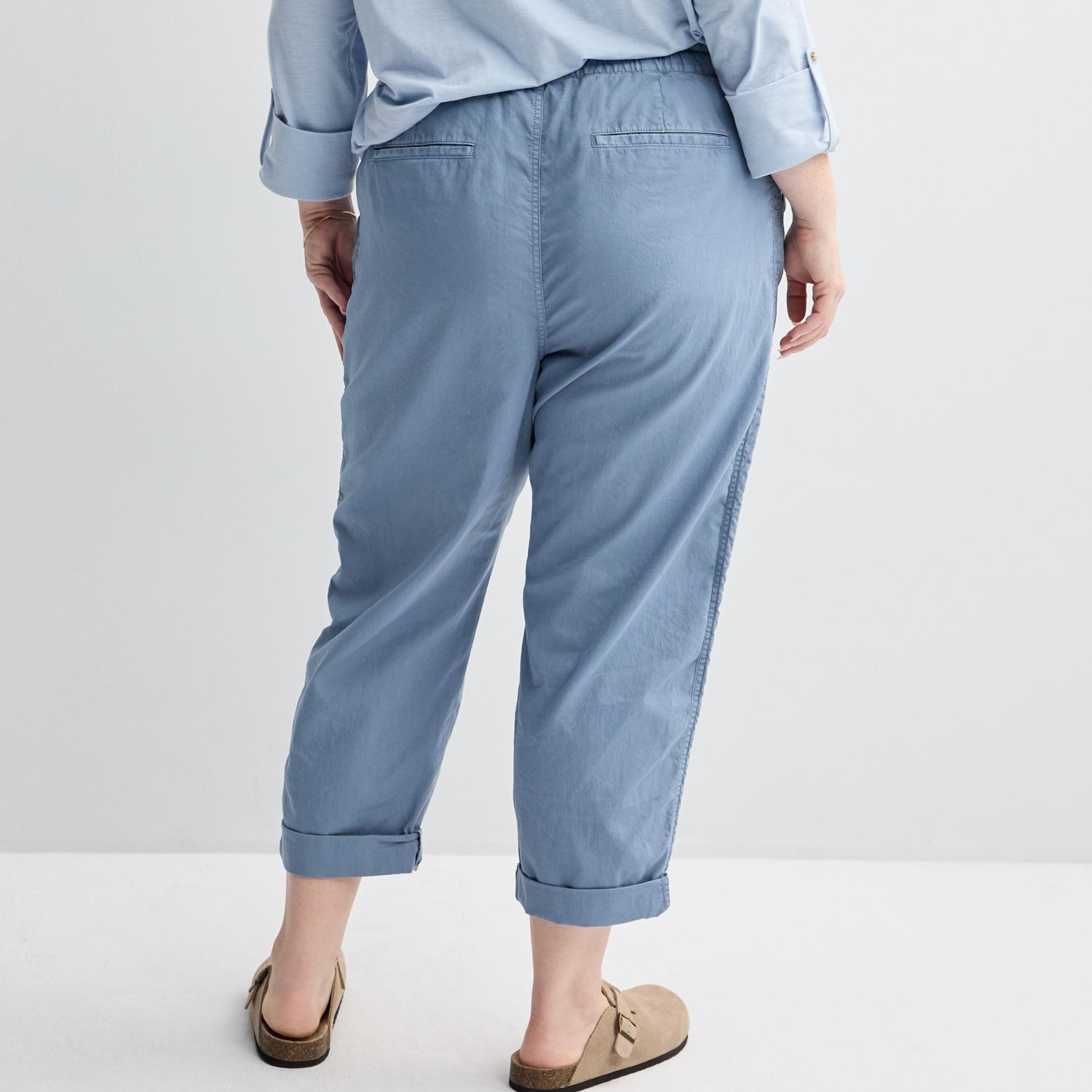 Pantalon Capri Femme Sonoma Vert - Taille 8, Occasion Très Bon état