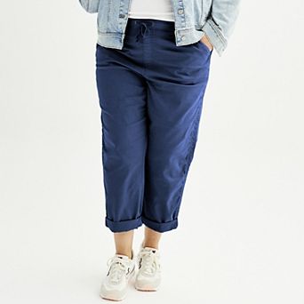 Plus Size Sonoma Goods For Life® Easy Paper Bag Waist Capri