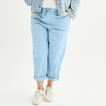 Plus Size Sonoma Goods For Life® Easy Paper Bag Waist Capri