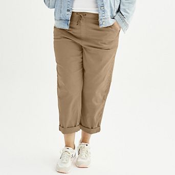 Plus Size Sonoma Goods For Life® Easy Paper Bag Waist Capri