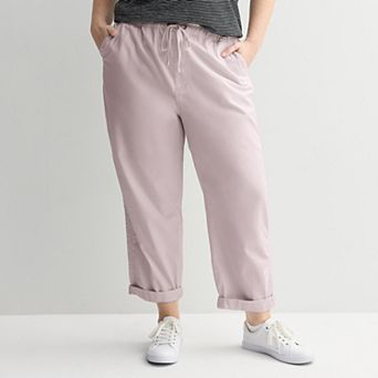 Plus Size Sonoma Goods For Life® Easy Paper Bag Waist Capri