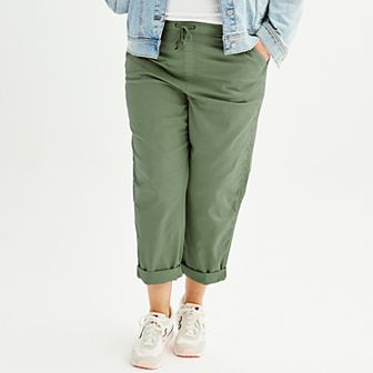 Plus Size Sonoma Goods For Life® Easy Paper Bag Waist Capri