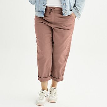 Plus Size Sonoma Goods For Life® Easy Paper Bag Waist Capri