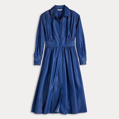 drop waist maxi dress long sleeve Isra Dropped Waist Maxi Dress – AYANA