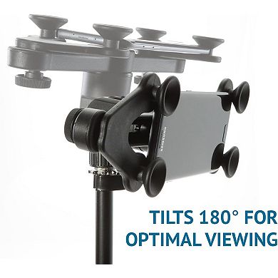 LyxPro TSM1 Microphone Stand Mount Holder for Tablet, iPhone, iPad, Smartphone and Android