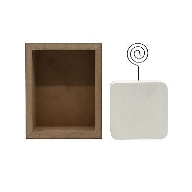 Grandkids Clever Caption & Photo Clip Table Top Decor Set