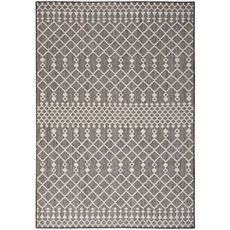 Nourison Positano Moroccan Trellis Flatweave Outdoor Rug