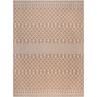 Nourison Positano Moroccan Trellis Flatweave Outdoor Rug