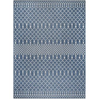 Nourison Positano Moroccan Trellis Flatweave Outdoor Rug