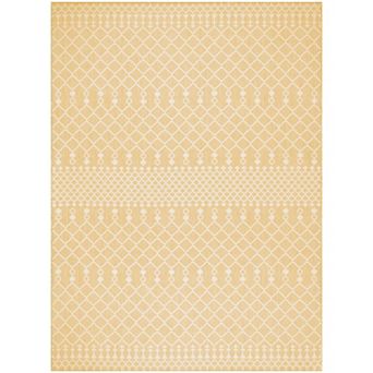Nourison Positano Moroccan Trellis Flatweave Outdoor Rug