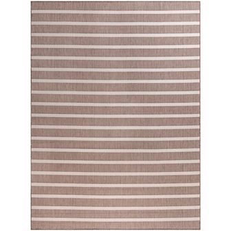 Nourison Positano Modern Stripes Flatweave Outdoor Rug
