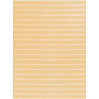 Nourison Positano Modern Stripes Flatweave Outdoor Rug