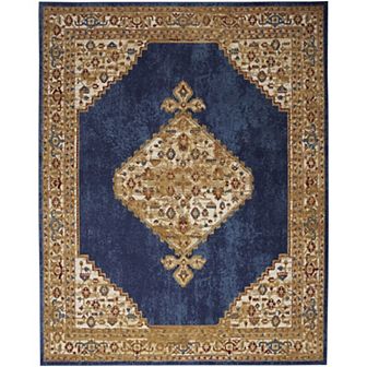 Nourison Grafix Vintage Traditional Medallion Indoor Rug