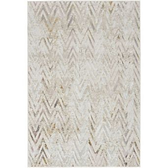 Nourison Glam Contemporary Chevron Indoor Rug