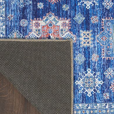 Nourison Fulton Persian Vintage Non-slip Flatweave Indoor Rug