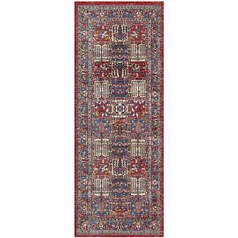 Nourison Fulton Vintage Persian Floral Non-slip Flatweave Indoor Rug