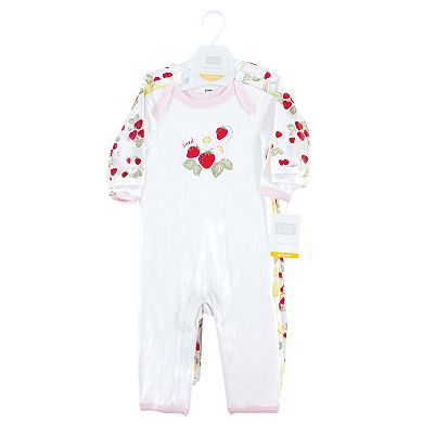 Hudson Baby Girls' Cotton Dress and Cardigan Set, Strawberries, 0-3 Months price in UAE | Amazon UAE