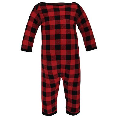 Hudson Baby Unisex Baby Cotton Coveralls, Christmas Tree